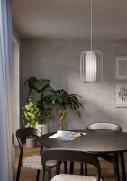 Závěsné svítidlo TERRAROSA E27 d240 písková/bílá 1X40W EGLO 900866