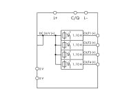 Elektronický jistič 4kanál. vstupní napětí 24 V DC WAGO 787-1664/000-080