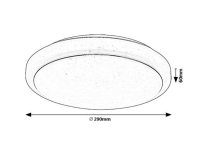 TREVOR2 svítidlo bílá LED 12W IP20 RABALUX 71181