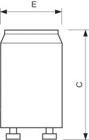 Philips Startér S 10 4-65W SIN 220-240V (12x25BOX)