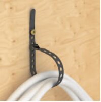 Vázací pásky otevíratelné děrované-Kabel-Fixx-200x10 R černá PA 6.6 (100ks)