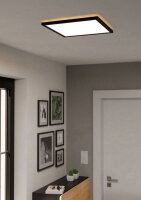 Stropní svítidlo ROVITO-Z LED-RGB/CCT 390X390 černá 17,6W IP44 EGLO 901467