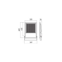 XFIELD Proiector 200W 100-277V AC 4000K