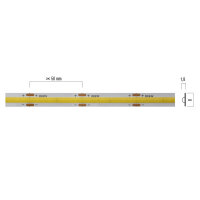 XSOLIS IP20 8W/m 5m 256LED/m 3000K (5.1.