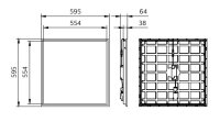 LED panel PHILIPS RC132V G6 36S/840 PSU W60L60 NOC IP65_20