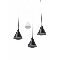 Lustr pro LED systém Alumia Magnetik černá , 3000K ALUMIA AM8-30-B