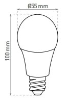LED A55 E27 4,4W/40W NW