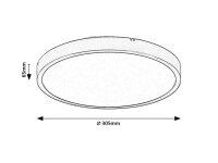 ALENZO bílá LED 18W IP44