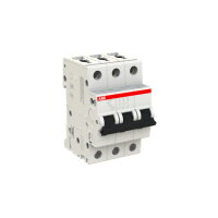 S203-B6 3 fázový jistič 6 A char. B 6 kA ABB 2CDS253001R0065