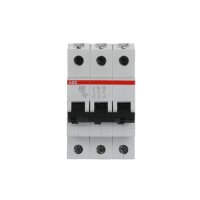 S203-B50 3 fázový jistič 50 A char. B 6kA ABB 2CDS253001R0505