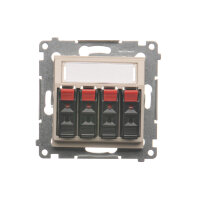 DGL34.01/41 Ctyřnásobná zásuvka reproduk