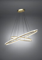 Závěsné svítidlo BOGADO LED-CCT 50W IP20 zlato EGLO 390487