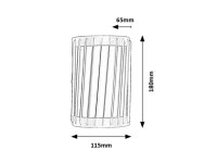 Fasádní svítidlo TAMARITE LED 6W 4000K RABALUX 77206