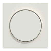 Centrální deska, Merten System M, s otočným knoflíkem, polar white, lesklý plast