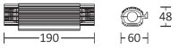 Kabelová spojka gelová SHARK 6801C se svorkovnicí 3x1,5-6