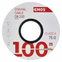 Koaxiální kabel CB21D, 100m EMOS S5271