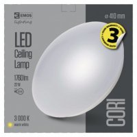 LED přisazené svítidlo CORI, kruhové bílé 22W teplá b., IP44 EMOS ZM3303
