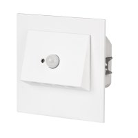 Světlo LED NAVI s čidlem pod omítku 230Vstř IP20 BÍLÁ TEPLÁ BÍLÁ TYP 11-226-52