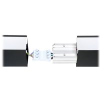 DONAR LED spoj T linear 12W, 1200lm, 4000K,černá ECOLITE LN5070-SPOJ/T-12W/CR
