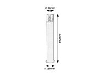 TEPLICE E27 1x 12W IP44 matná černá RABALUX 7159