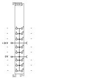 Znásobení potenciálu 16x 0 V WAGO 750-1606