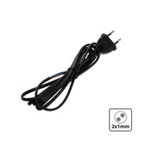 3m 2x1mm B3M21 černá flexo šňůra T-LED 111280