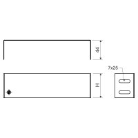 Koncovka 60x50 žárový zinek (Jupiter) KOPOS K 60X50_S