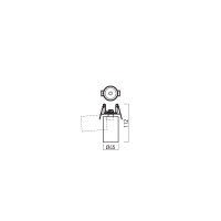XPIPE ADJ. SEMI-REC. PROJ. 1x11W 220-240