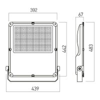 XFIELD Proiector 300W 120-277V AC 6000K