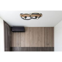 Stropní svítidlo DANNY černá 2xGU10 LED 35W 230V GLOBO 67309-36