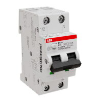 ABB DS201 C16 A10 kombinace jistič/chránič 2P (1P+N) 16A 10mA C 6kA A