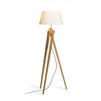 AMBITUS 46 stojanová krémově bílá bambus 230V E27 11W RENDL R14043