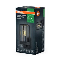 ENDURA CLASSIC FRAME Wall Sensor E27 IP54 Dark Grey OSRAM 4099854415654