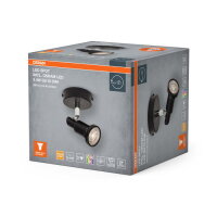 Stropní svítidlo LEDVANCE LED SPOT BLACK 1 X 3.4W 927 DIM