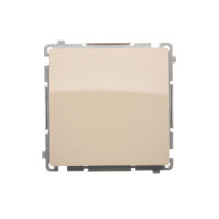 Ovládač zapínací, řazení 1/0, bez piktogramu, 10AX, 250V~, béžová BMP1.01/12