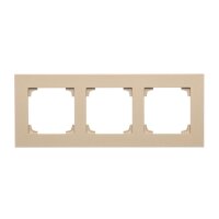 Rámeček 3 násobný champagne matná KONTAKT SIMON TR3/144