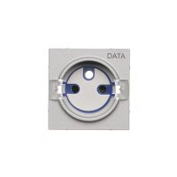 Kryt zásuvky DATA hliníková matná KONTAKT SIMON TGD1ZP/143