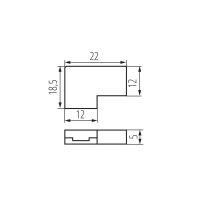 Konektor LED COB pasku CON P 10 CCT L KANLUX 39529