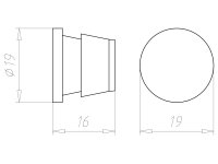 Těsnící zátka ECON M20 KAISER 1040-20