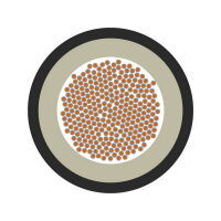 Připojovací kabel NSHXAFÖ 1,8/3kV 1X1,5 BK LAPP 3022673