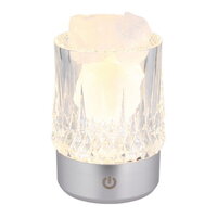 Stolní lampa LIZZY stříbro LED 1W,95lm, 3000K GLOBO 21044S