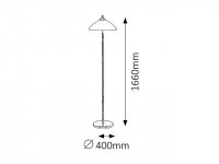 Regina E27 1x 60W IP20 bronz RABALUX 8178
