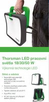 Thorsman LED pracovní světlo 30W - Zásuv