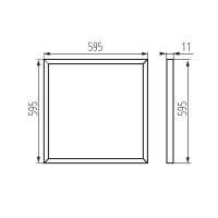 LED panel BRAVO PU36W6060NW W trafo není součást balení! KANLUX 28002