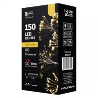 LED vánoční girlanda  nano svítící trsy, teplá bílá Emos