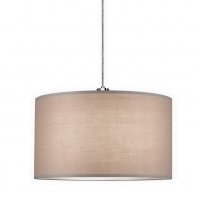 URail 2Easy stínidlo Tessa šedé max. 50W průměr 45cm látka 954.65 PAULMANN 95465