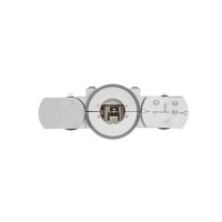 EUTRAC adaptér pro tříokr. lištu stříbrnošedá 230V RENDL R11362