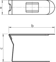 OBO LKM K80 Kanálová spona pro kanál LKM 80mm Ocel pásově zinkováno