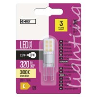 LED CLS JC 2,6W(30W) 320lm G9 WW /1525736205/ EMOS ZQ9533
