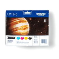 BROTHER LC-1240 sada inkoustů - black, magenta, yellow, cyan